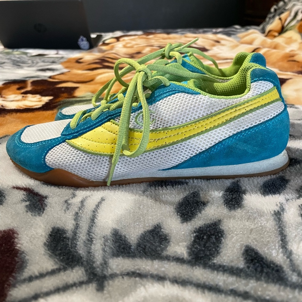 Champion Blue and Yellow Athletic Shoes